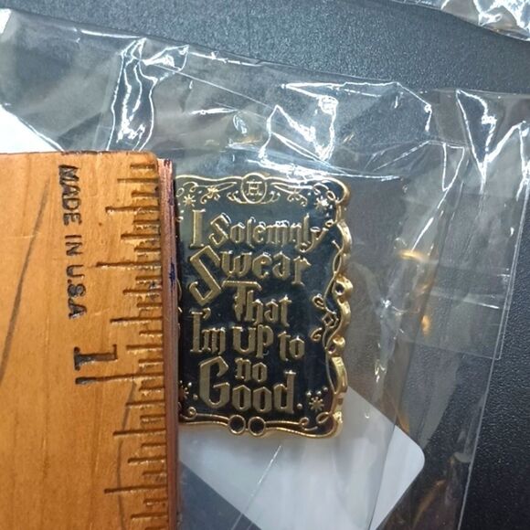 I solemnly swear that I'm up to no good alloy pin - Picture 3 of 4